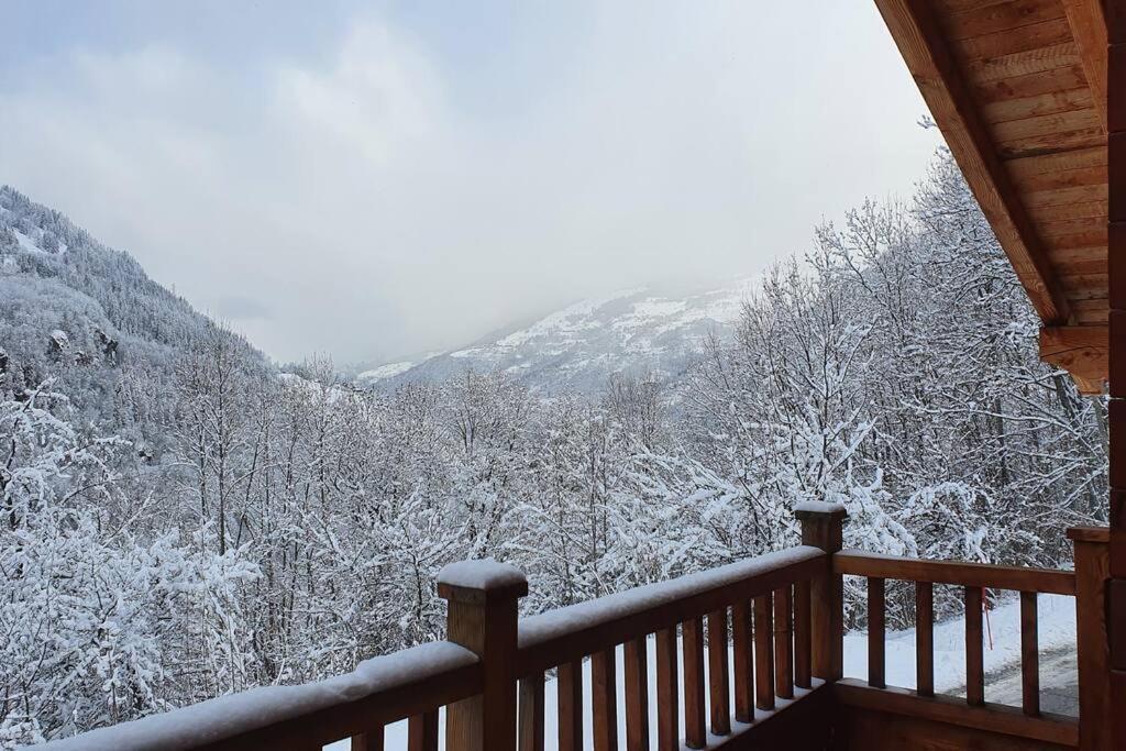 Chalet Entier 110M2 Avec Vue Et Sauna A 10 Min Des Pistes Sainte-Foy-Tarentaise Exteriör bild